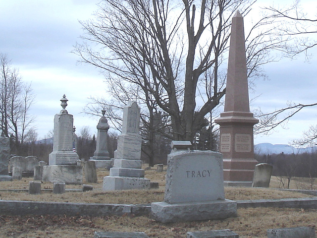 Newport center vault cemetery - Vermont USA / 28 mars 2010