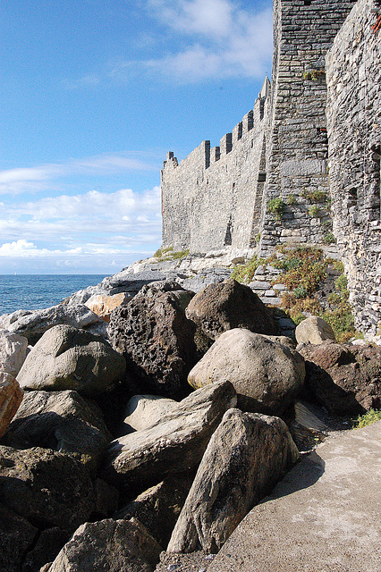 fortikaĵo en Portovenere - Festung in Portovenere