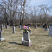 Cimetière St-André Apôtre  - St-André d'Argenteuil. Québec, CANADA -  19 mars 2010