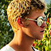Blonde Looker with Mirrored Shades (Detail)