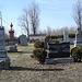 Cimetière St-André Apôtre  - St-André d'Argenteuil. Québec, CANADA -  19 mars 2010