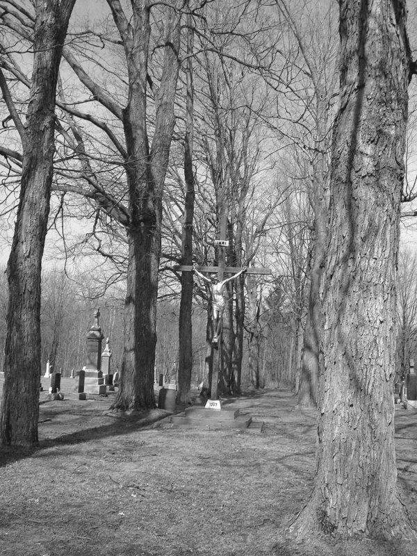 Cimetière St-André Apôtre en  N & B