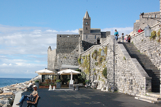 fortikaĵo en Portovenere - Festung in Portovenere