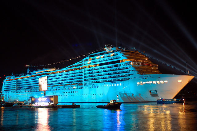 Taufe "MSC Magnifica" in Hamburg