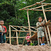 Kids play at the Nam Ou riverbank