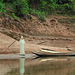 Fishing net at the Nam Ou bank