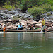 Life scene at the Nam Ou riverbank