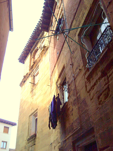 Haro (La Rioja): vieja calle.