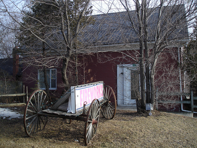 St-Pierre-de- Véronne, Québec, CANADA.  2 mars 2010- Photo originale