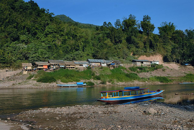 Ferry across the Nam Ou