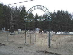 Union cemetery  / South Bolton. Québec, CANADA.  28 mars 2010