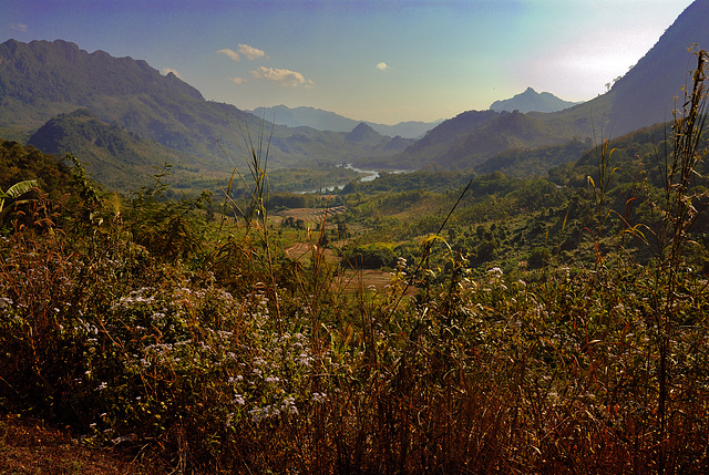 Landscape in Luang Prabang province