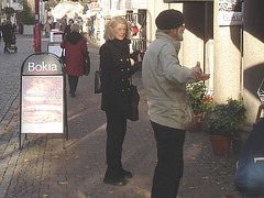 Swedish Bokia street scenery /  Scène de rue suédoise à la Bokia.