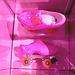 Sabots roulants /  Clogs on wheels -  Bata shoe museum  /  Toronto - CANADA .  3 juillet 2007-  Inversion RVB