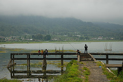 Fishers at the Buyan Lake
