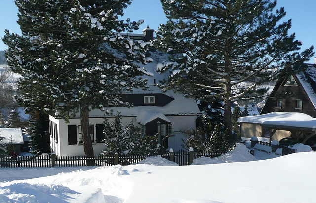 Winter in Geising 600m - Osterzgebirge