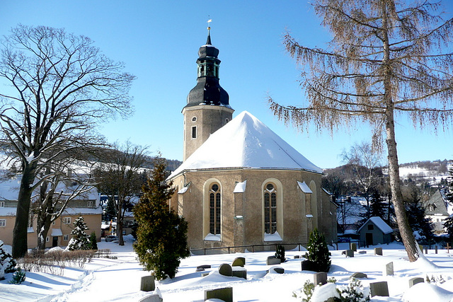 Winter in Geising 600m - Osterzgebirge