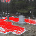 -Union cemetery  / South Bolton. Québec, CANADA.  28 mars 2010 -  Tâches de sang  / Blood stains