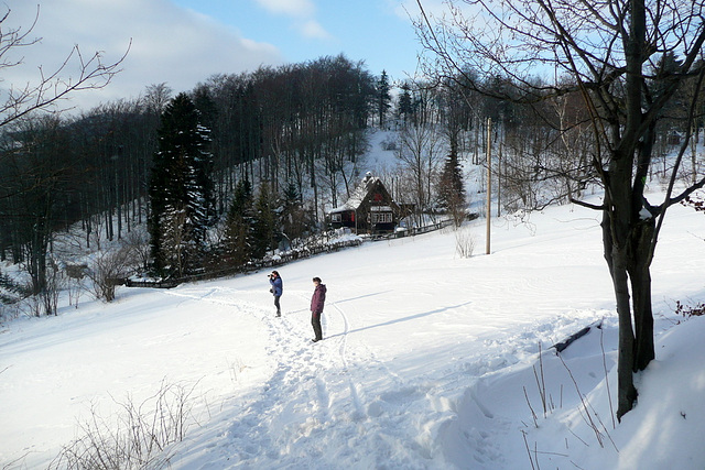 Winter in Geising 600m - Osterzgebirge