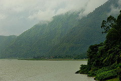 Trunyan village at the Batur lake