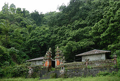 Temple at the cemetery area