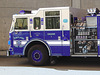 Portland fire dept engine /  Maine USA -  October 11th 2009-  Inversion RVB