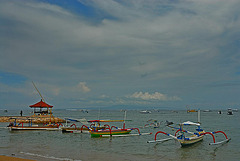 Sanur beach at Bali