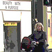 Beauty with a purpose blurry blonde biker /  Beauté avec un but de blonde danoise en vélo - Copenhague / Copenhagen.  20-10-2008- Postérisation