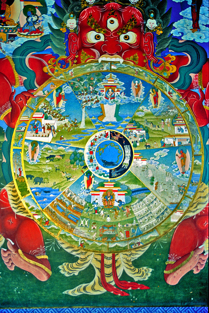 ipernity: Mandala painting inside the Kurjey Lhakhang temple - by Wolfgang