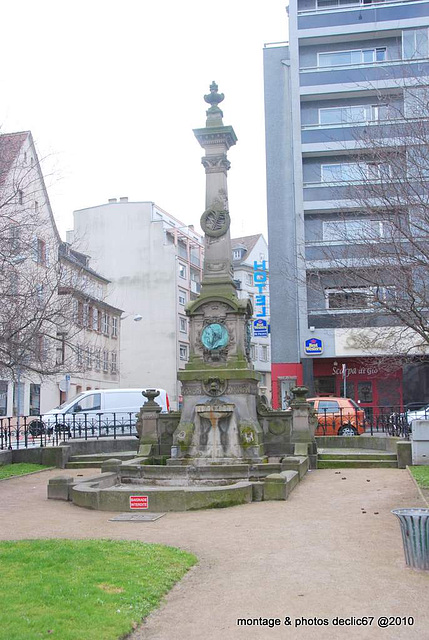 Fontaine des Poètes à Strasbourg