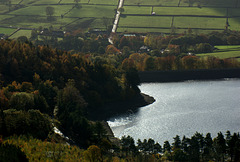 Agden Reservoir from Rocher Cliff