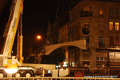 Pont de saverne Reconstruction avec voies pour le tram