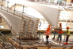 Pont de saverne Reconstruction avec voies pour le tram