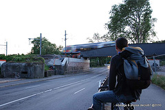 Pont SNCF route du Rhin Réfection 29/05/2009