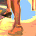 Ferry Swedish high-heeled Goddesses /  Jeunes Déesses suédoises en talons hauts /  24 0ctobre 2008 - Postérisation  avec bleu photofiltré