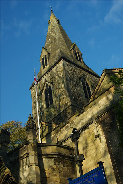 Old Glossop Parish Church Spire