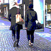 Expresso house Swedish duo - Flat boots and high heels /  Piétonnes suédoises - talons hauts et bottes à talons plats -   Ängelholm - 23-10-2008 - Postérisation