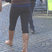 Falcon reflexion mature Lady in black gleaming boots /  Dame suédoise et mature en bottes noires et luisantes -  Ängelholm / Suède - Sweden - 23 octobre 2008-  Version éclaircie
