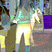 Falcon reflexion mature Lady in black gleaming boots /  Dame suédoise et mature en bottes noires et luisantes -  Ängelholm / Suède - Sweden - 23 octobre 2008 -  Négatif postérisé