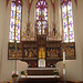 20070423 0139DSCw [D-VS] Altar, Glasfenster, Kirche, Unterkirnach