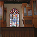 20070423 0142DSCw [D-VS] Orgel, Glasfenster, Kirche, Unterkirnach
