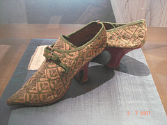 French era podoelegance 1720 / Bata Shoe Museum. Toronto, Canada.  3 juillet 2007