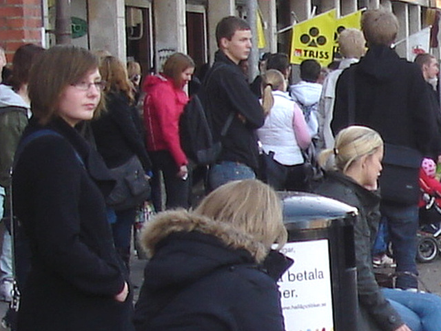 Frisör bus stop /  Ängelholm - Suède / Sweden.  23 octobre 2008