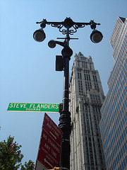 Steve Flanders square /  New-York city - Juillet 2008