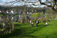 Radtour an der Elbe