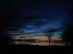 Coucher soleil au belvédère /  Viewpoint sunset  - Dans ma ville / Hometown -  2 mars 2010  - Photo originale