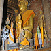 Buddha image inside Wat Xieng Thong