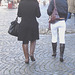 Evas shop willing swedish Goddesses duo in high-heeled Boots /  Duo de belles Suédoises en bottes à talons hauts -  Ängelholm /  Sweden - Suède.  23/10/2008- Version éclaircie