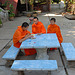 Monks in Wat Xieng Thong