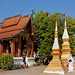 The Buddha footprint pavilion at Wat Saen